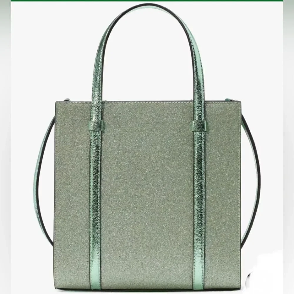 Kate Spade Kenzie Glitter Small Tote Bag Purse